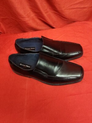 Bruno Marc Men's State-01 Black Leather Lined Dress Loafers Shoes 12 M US 