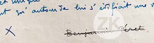 SURREALISMUS CREVEL ELUARD PERET QUENEAU 4 ORIGINAL BRETONISCHE MANUSKRIPTE KAHN 1929 - Bild 7 von 10