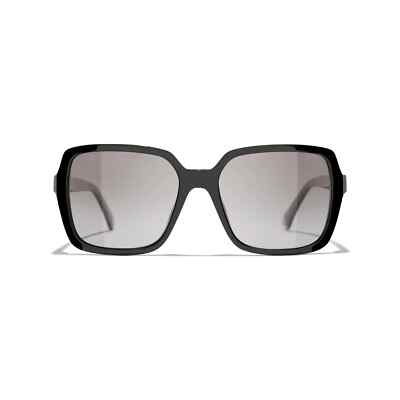 Chanel CH5505 c 622/M3 Black Frame / Gray Polarized Gradient Lens