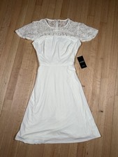 Lauren Ralph Lauren Dress White Size 6 Brand New With Tags