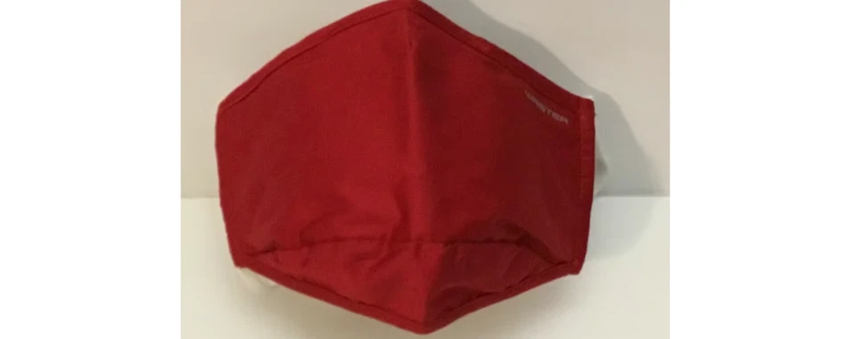 Juego de 5 mascarillas protectoras Wrister resistentes a todo tipo de clima rojas lavables reutilizables Foto 3 de 3