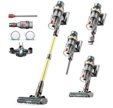 Aspirapolvere Senza Fili, 550W 45KPA Aspirapolvere a Bastone con Touch Screen, Up