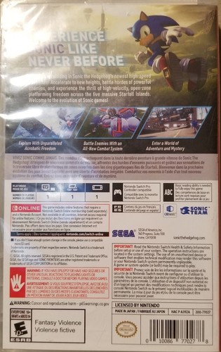 Sonic Frontiers - Nintendo Switch, New, Sealed!🔥🔥💖💖 - Picture 2 of 2