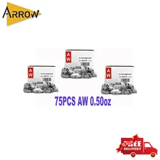 75 Pcs CLIP-ON WHEEL WEIGHT BALANCE AW STYLE 0.50 oz