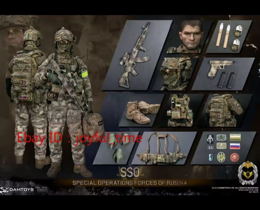 DAMTOYS 1/6 ロシア特殊作戦軍 SSO アクションフィギュア DAMTOYS 1/6 ロシア特殊作戦軍 SSO アクションフィギュア 78075