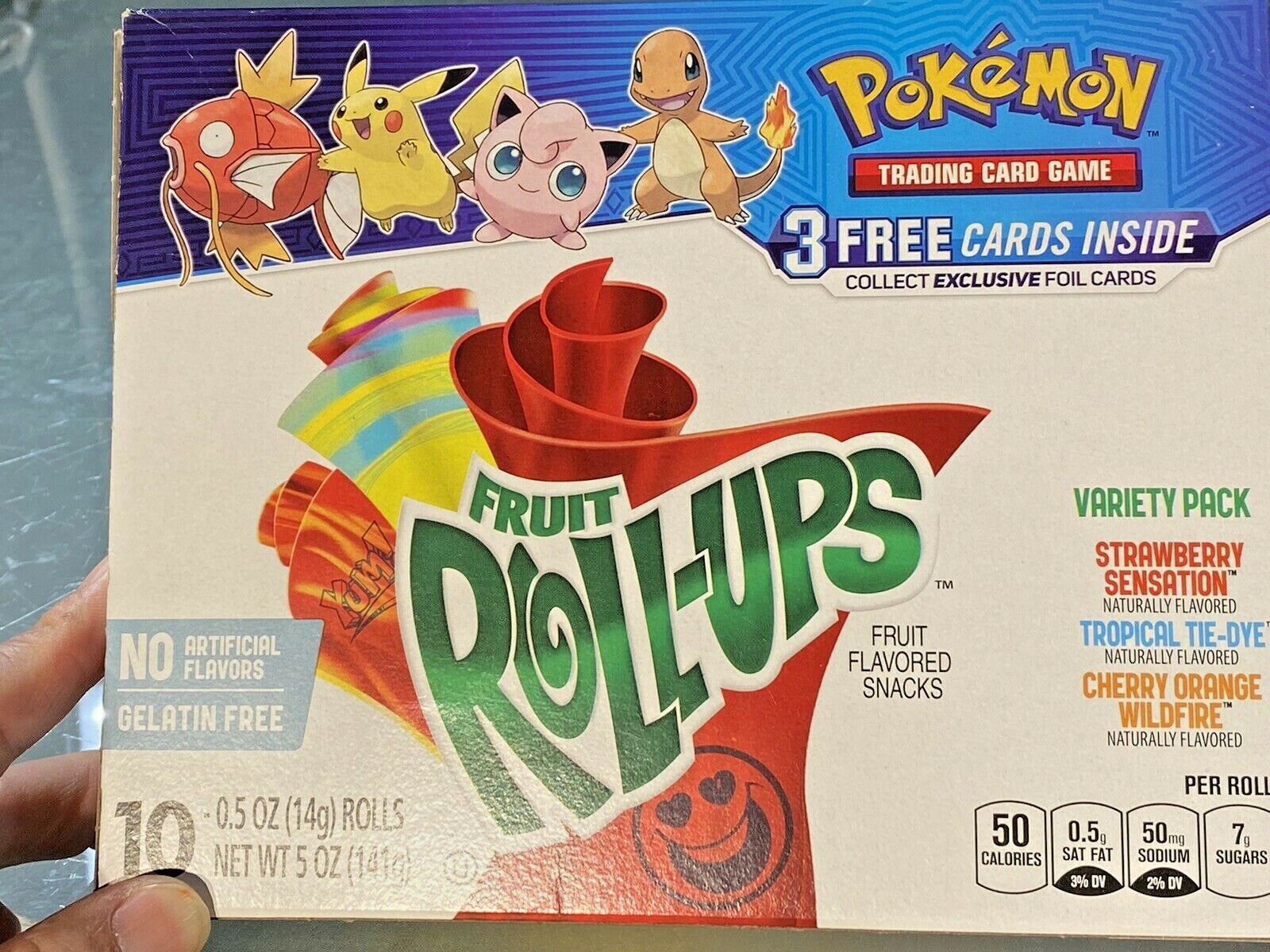 Pokemon Sun & Moon Fruit Roll Up Sealed Box 2017-2018 with 1 Card Pack  Inside | eBay