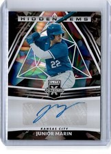 2022 Elite Extra Edition Hidden Gems Junior Marin Auto (B71) A5 Phillies