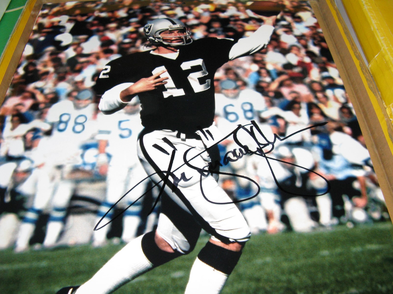 Ken Stabler Autographed Signed Oakland Raiders Ken "Snake" Stabler 16x20 Photo PSA 