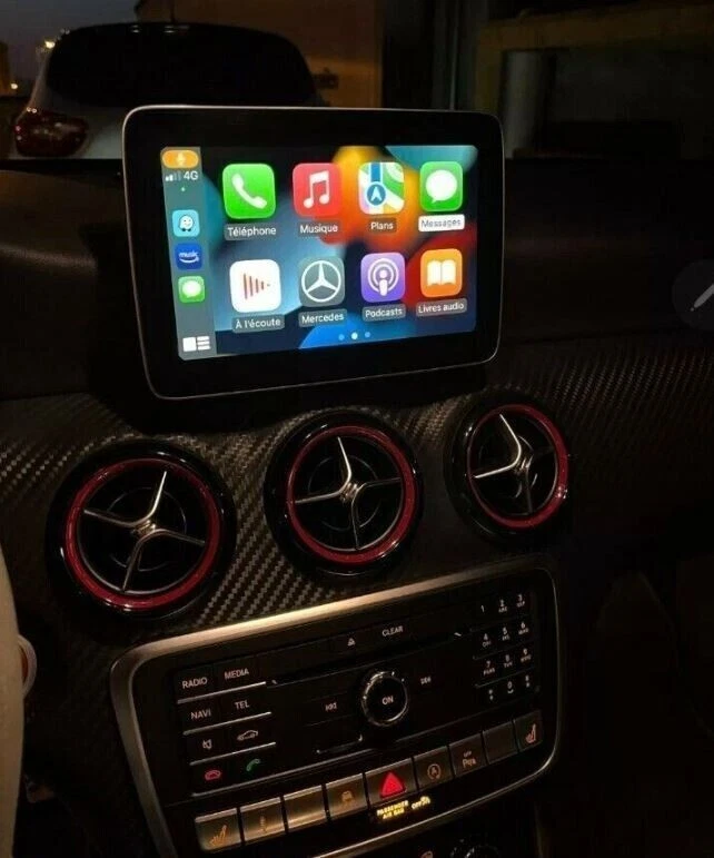 Für Mercedes Benz A B CLA CLS E GLA GLE E SL Carplay Android Auto Umrüstung - Bild 3 von 4