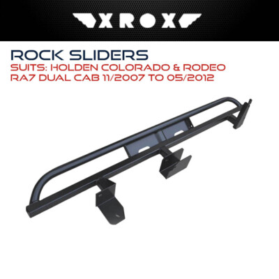 Xrox Rock Sliders Fits Holden Colorado & Rodeo RA7 Dual Cab 11/07-05/12 ...