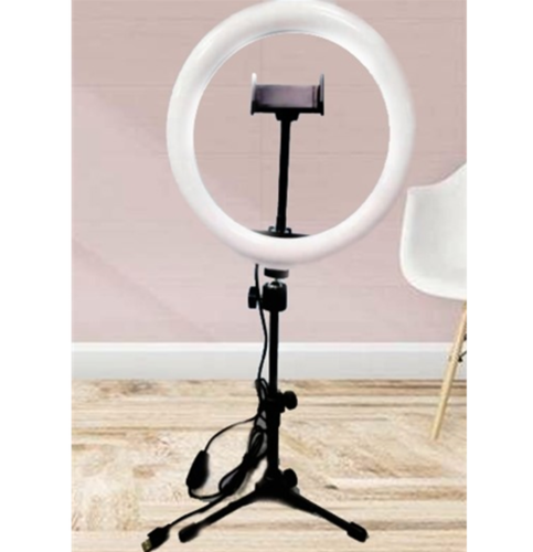 Lampada ad anello Aukey LT-T13, nera - Foto 2 di 3