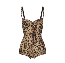 DOLCE&GABBANA X SKIMS SKIMS BODY BODYSUIT | LEOPARD × 1 XL