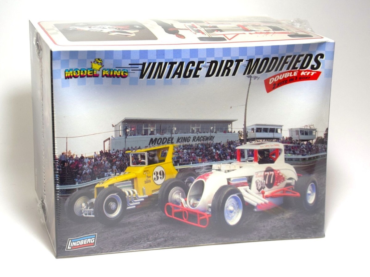 Lindberg Model King 603031 1/25 Scale Vintage Dirt Modifieds Lindberg Model King 603031 1/25 Scale Vintage Dirt Modifieds