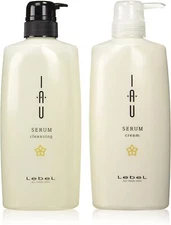 LebeL Ioserum Cleansing Shampoo 600mL & Cream Treatment 600mL Set