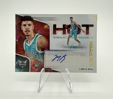 2020-21 Panini NBA Hoops - Hot Signatures Rookies LaMelo Ball #HR-LMB RC