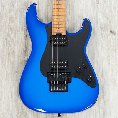 Charvel Pro-Mod Plus So-Cal Style 1 HH FR CM Guitar, Roasted Maple, Blue Burst