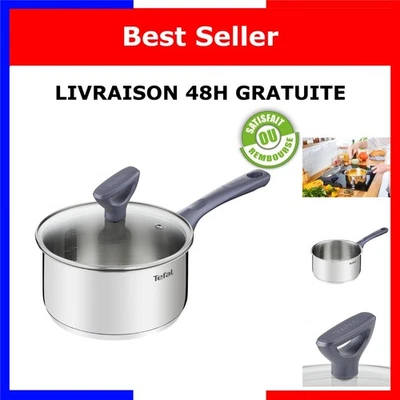 Tefal Casserole Daily Cook inox 18 cm 2,1 L Induction - Photo 1/4