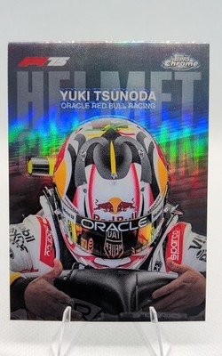 2025 Topps Chrome Formula 1 - Helmet Collection Yuki Tsunoda #HC-3