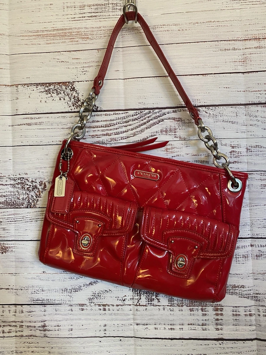 Coach Poppy Red Patent Leather Bags & Handbags for Women for sale 