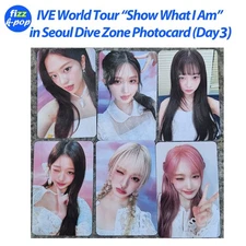IVE 2025 WORLD TOUR "SHOW WHAT I AM" in Seoul DIVE ZONE PHOTOCARD POB (DAY 3)