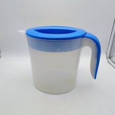 Mr Coffee Iced Tea Maker TM70 3 Quart Replacement Pitcher Blue Lid Only Oval