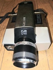 Kodak XL55 Movie Camera Silver Black GETAR Lens Vintage Film Camera