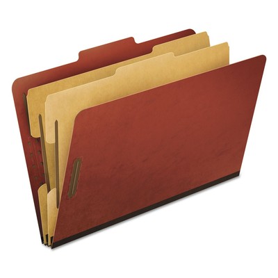 Pendaflex 2257R Pressboard Classification Folders - Legal/Red Ext. (10/BX) New