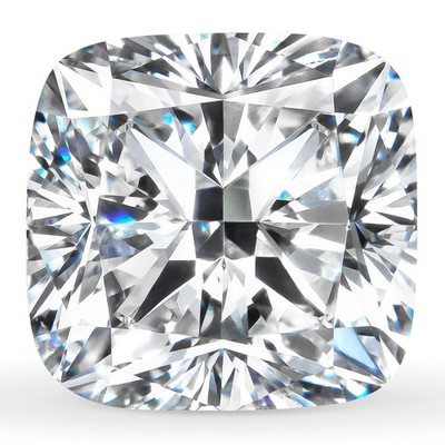 IGI Certified Lab Grown Cushion Square Loose Diamond   1-5 Ct, E, VVS2
