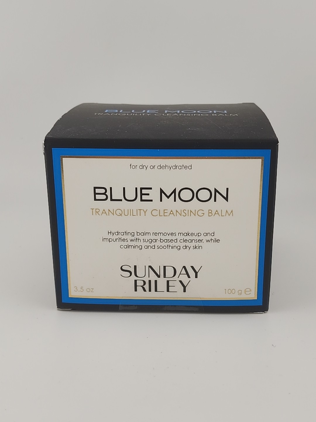 Sunday Riley Blue Moon Tranquility Cleansing Balm 3.5 oz – Soothing Facial Cleanser
