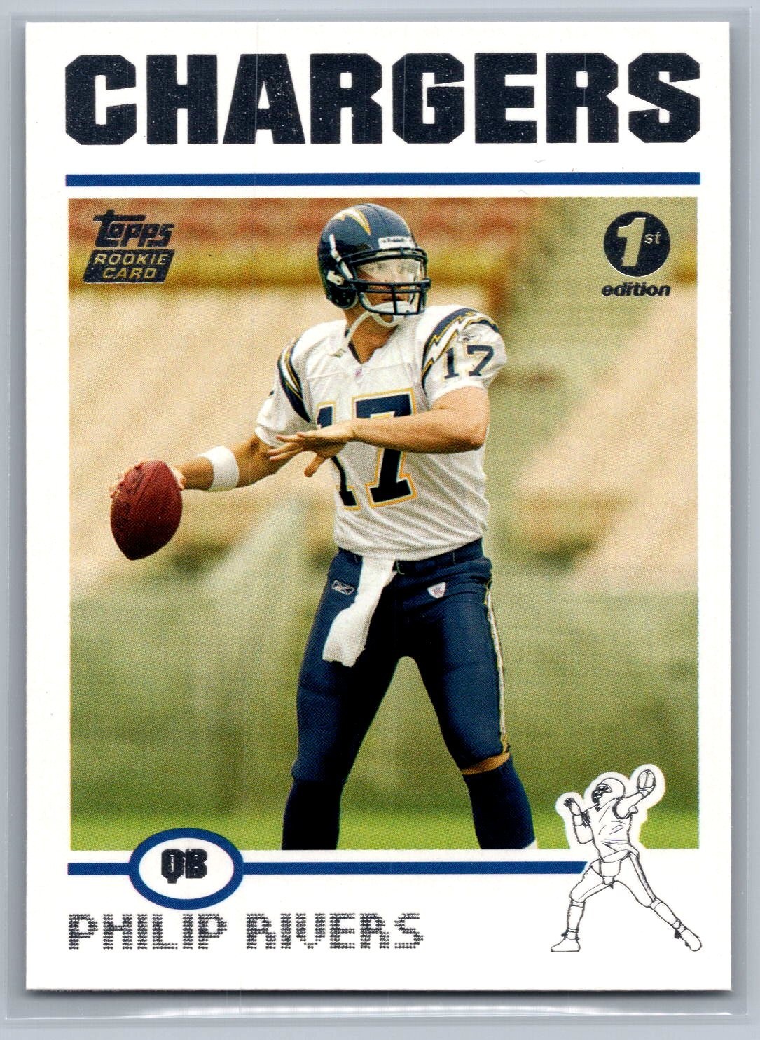 2004 Topps - Philip Rivers #375 1st Edition (RC) - NM-MT