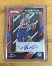 2018-19 Panini Prizm Landry Shamet Sensational Signatures Rookie Red Choice Auto