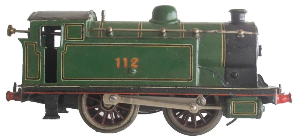 1920's Uncommon Bing #112 0-gauge Clockwork Tank locomotive - Image 2 of 4
