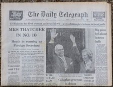 Vintage Newspaprrs: Margaret Thatcher becomes PM, 1979