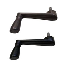 Parasol de terrasse extérieur avec manivelle et fixation pour parasol de