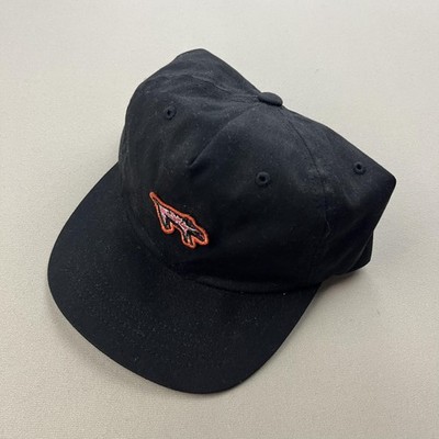 Quiksilver Hat Cap Strapback Black Animal Dog Patch Surfing Skater Outdoor Beach