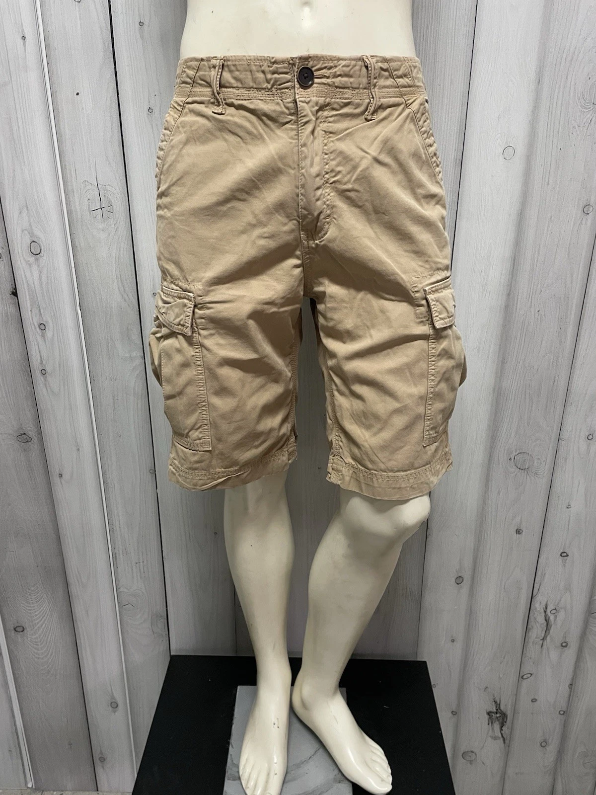 Timberland Earthkeepers Bridgeport Cargo Mens Beige Shorts, Regular Fit, Size 32