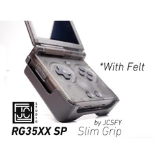 Anbernic RG35XX-SP RG35 SP Slim Grip Felt Lining Case with Felt Wrap Ergonomic