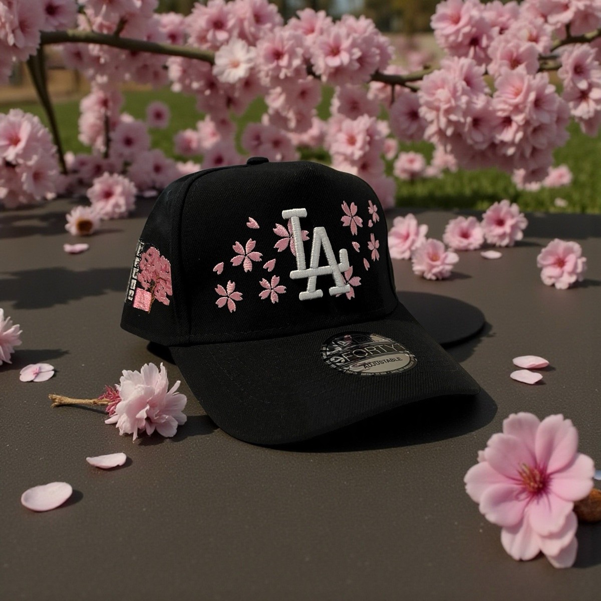 Los Angeles Dodgers 2025 Tokyo Series Cherry Blossom Hat 9Forty