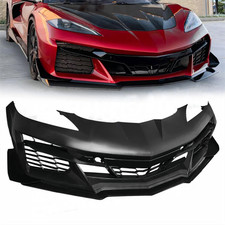 For 2020-2025 Corvette C8 Z06 Style Complete Front Bumper Grille Conversion Kit