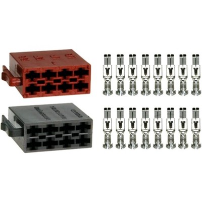 ACV ISO Stecker Montage-Set 8-polig mit Junior Timer Kontakten