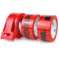 Bomei Pack 3 Rollen Paketklebeband Vorsicht Glas Klebeband Packband Verpackungsb