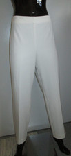 NWT Talbots Heritage Size 14 Ivory Cream Flat Front Straight Fully Lined Pants