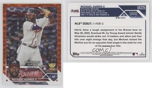 2023 Topps Update Debut Orange Foil /299 Michael Harris II #US225 Rookie RC