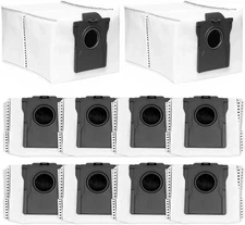 10 Pack Dust Bags Replacement for Dreame X30 Ultra X40 Ultra L10s Pro Ultra
