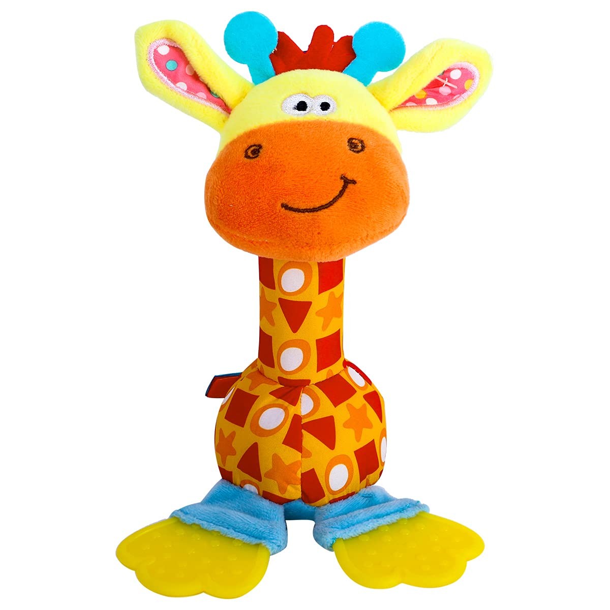 Soft Raddle HUADADA Baby Soft Rattles Shaker, Infant Developmental Hand Grip Fawn ...