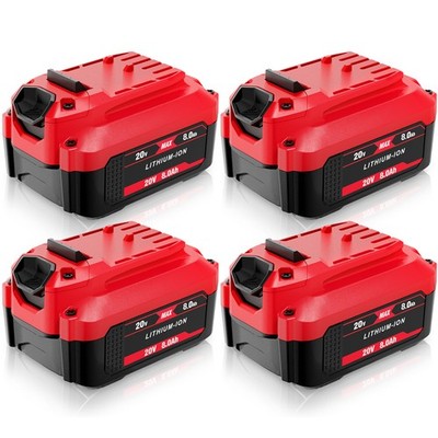 4PACK 20V 8.0AH For Craftsman 20 Volt MAX Li-ion Battery CMCB204 CMCB202 CMCB201