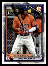 Esmil Valencia 2024 Bowman Prospect 1st #BP-75 Houston Astros Rookie *024