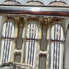 YAMAHA YTR-2320ES Trumpet Silver Used with Hard Case Mouthpiece