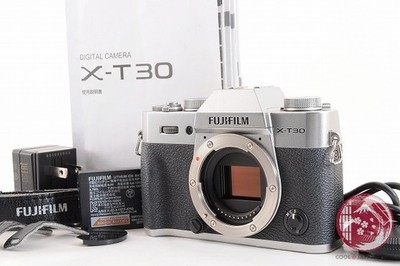 NoShip2US [ 11637 shots MINT w/ Strap Cable]Fujifilm Fuji X-T30 26.1MP Ck45