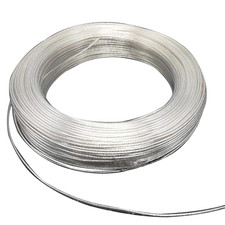 20 Feet 18 AWG High Temperature PTFE Silver Plated Wire 0.75Mm2